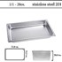 Διάτρητο δοχείο GN 1/1 inox 201 (18/C) - (0,6) 20 cm